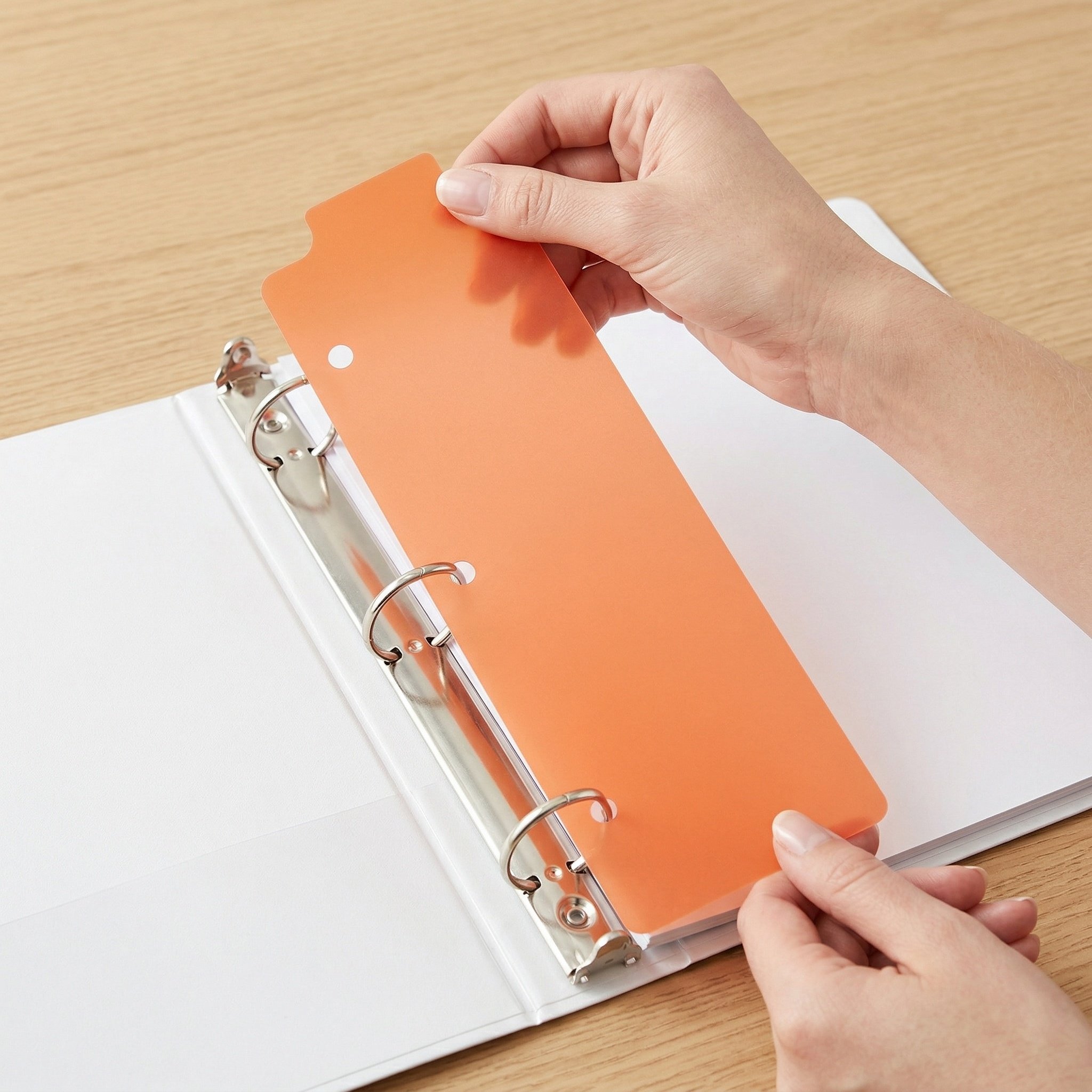 Index Tab Divider - 15枚入りプラスチック製バインダーインデックスディバイダー、ルーズリーフノート用ディバイダー、カラーディバイダータブ、ミニバインダーディバイダー、スパイラル用ブックマーク