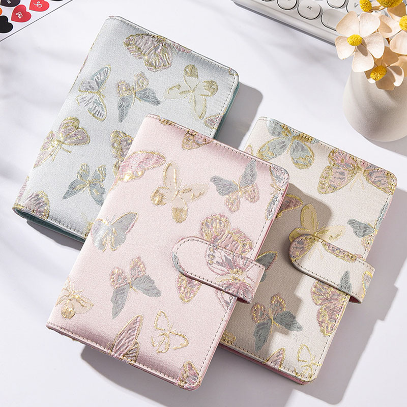 Planner Weekly Budget - 3種類のA6サイズ布製バタフライバジェットバインダー、ジッパーポケット付き現金封筒システム、卸売プランナー