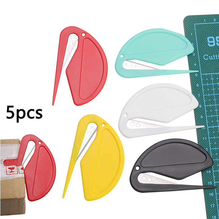 Letter Envelope Kraft - 2 個シンプルな形状のカラフルなミニレターオープナーオープナー紙切断ツールクラフト紙クリスマスギフト包装メール封筒