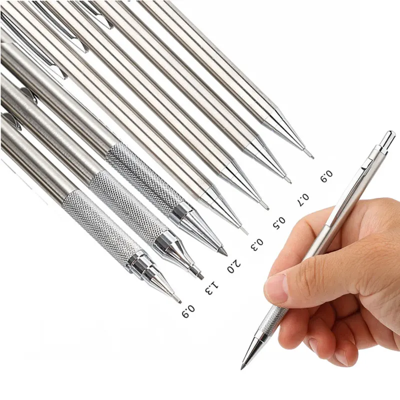 Mechanical Pencil Lead - フルメタルシャープペンシルセット 0.3 0.5 0.7 0.9 1.3
