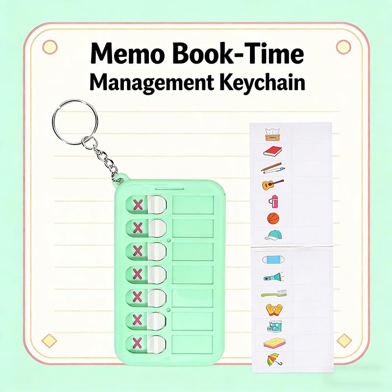 Office Stationery Supply List - 自己規律チェックリスト文房具メモボード学用品日記キーホルダーノートブックメモ帳ノートブック便利なオフィス用品