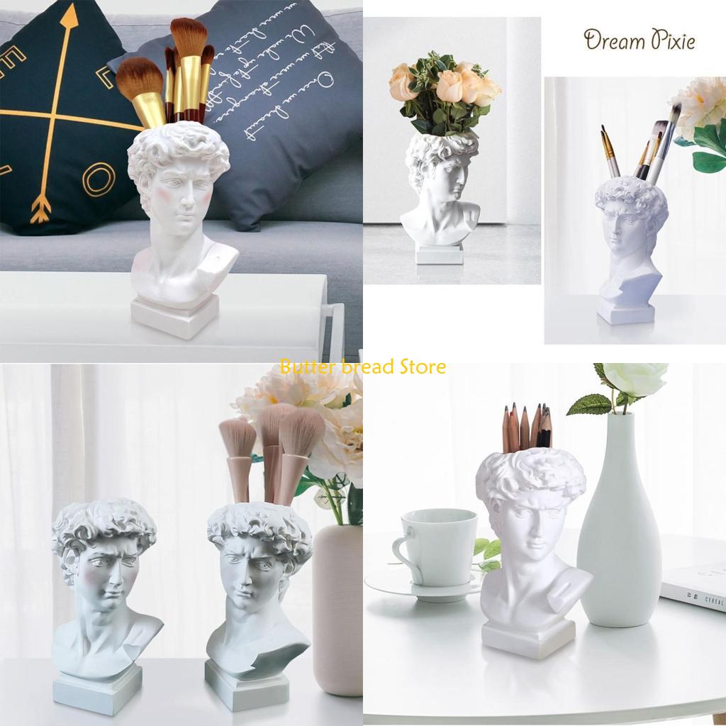 W89C ユニークなクラシック彫刻装飾化粧ブラシホルダーペイ - Ideal Stationery & Office Supply のレビューと価格