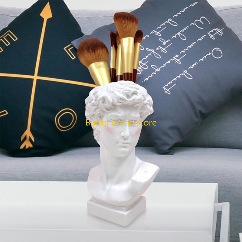 W89C ユニークなクラシック彫刻装飾化粧ブラシホルダーペイ - Ideal Stationery & Office Supply のレビューと価格