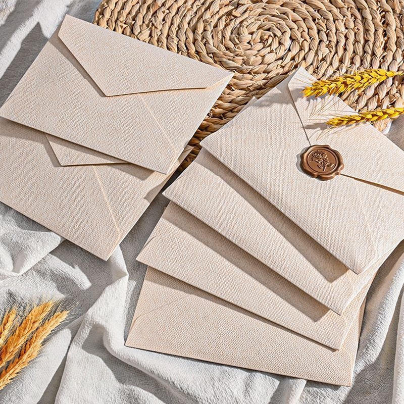 リネン調封筒レターセット ヴィンテージ中国風クラフト紙 ワッ - Letter Envelope Kraft のレビューと価格