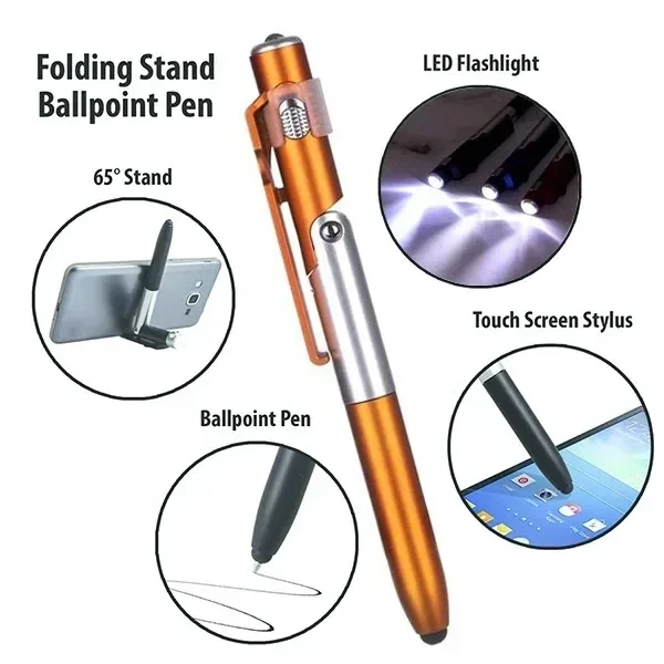 多機能おもちゃペン 4 in 1 折りたたみランプ 広告ギフ - Stationery Supply のレビューと価格