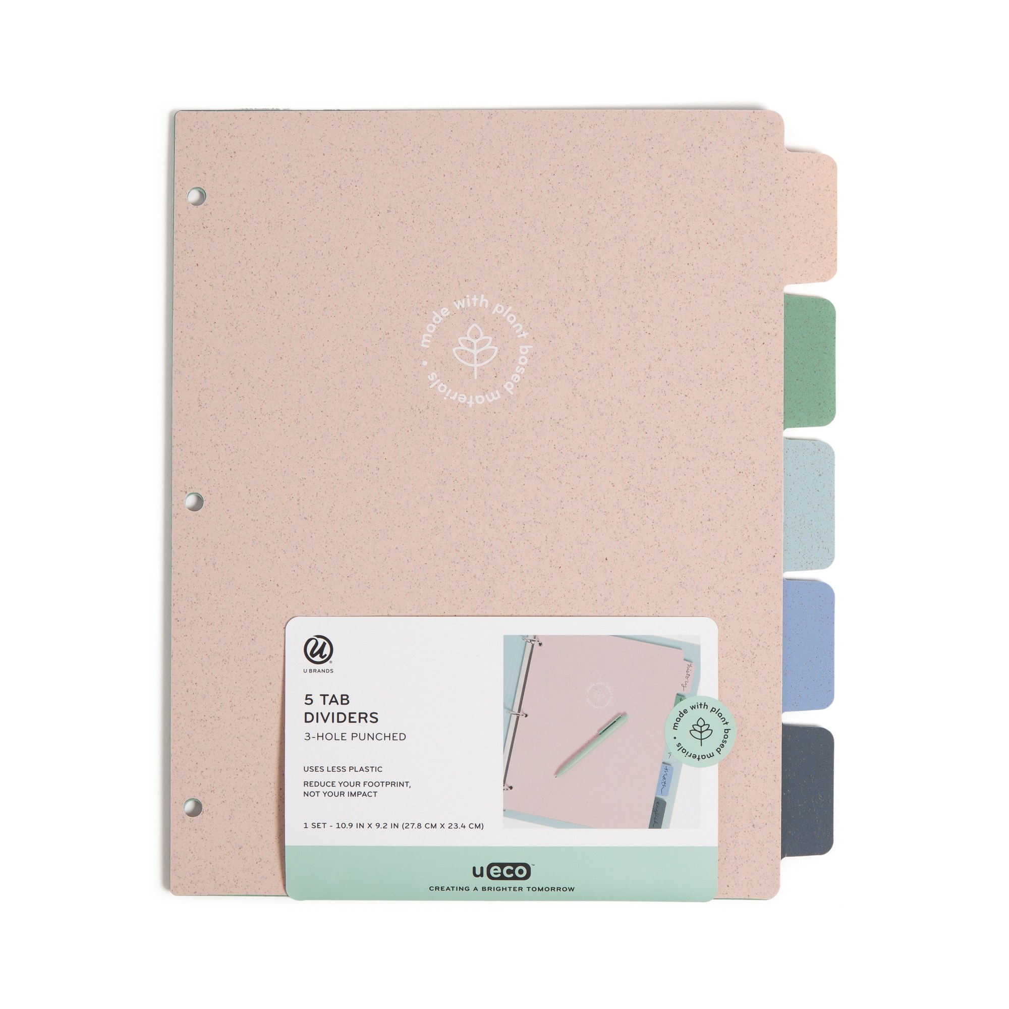 バインダー用タブディバイダー、耐久性のある芯付きインデックス - Index Tab Divider のレビューと価格