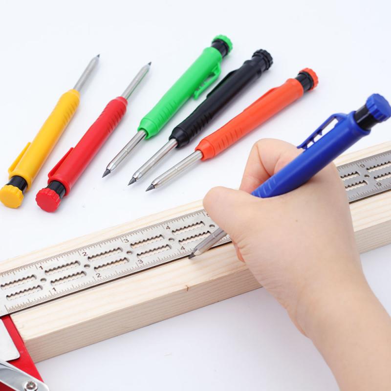 ソリッド大工鉛筆セット木工ツールシャープペンシル 3 色リフ - Mechanical Pencil Lead のレビューと価格