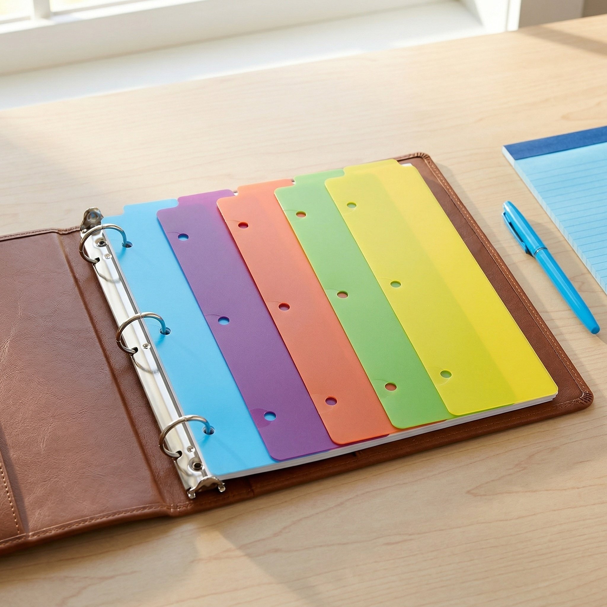 15枚入りプラスチック製バインダーインデックスディバイダー、 - Index Tab Divider のレビューと価格