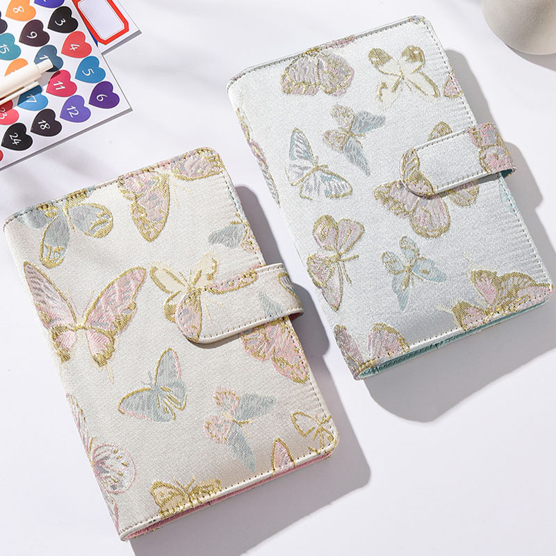 3種類のA6サイズ布製バタフライバジェットバインダー、ジッパ - Planner Weekly Budget のレビューと価格