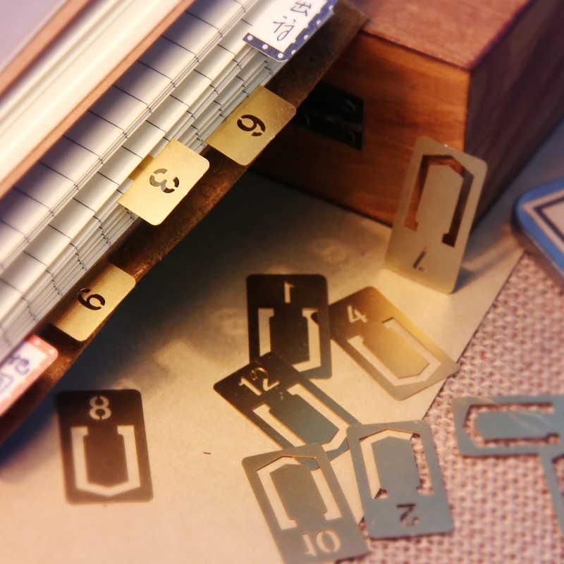 ノートブック用ヴィンテージ銅ブックマーク、ミニレトメタルブッ - Stationery And Office Supply Stores のレビューと価格