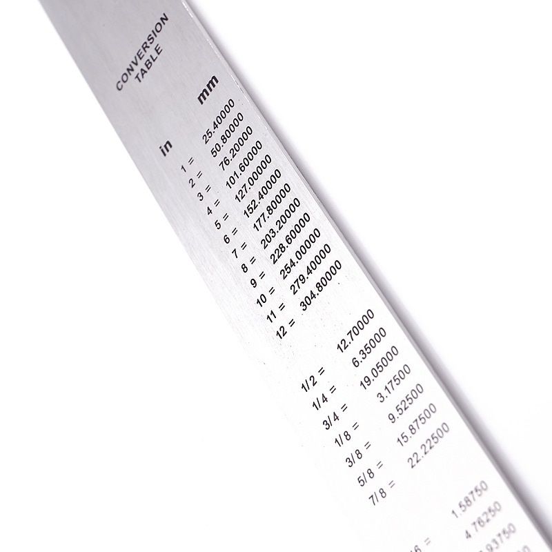 デリ20cmステンレス鋼金属ストレート定規mmインチ測定スケ - Stationery And Office Supply Stores のレビューと価格