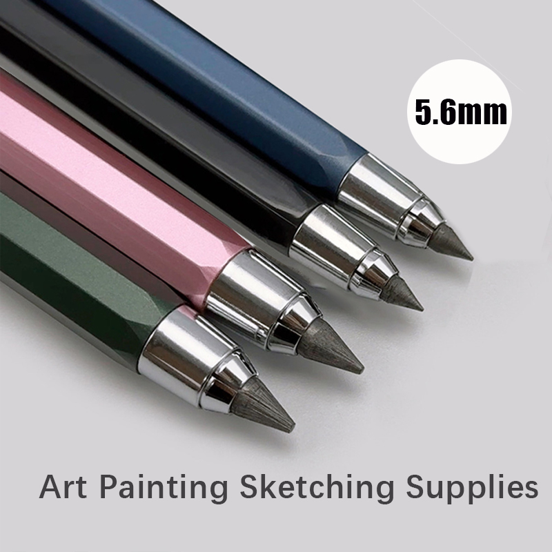 5.6mm 金属製描画鉛筆 2B リードセット付き プロのア - Mechanical Pencil Lead のレビューと価格