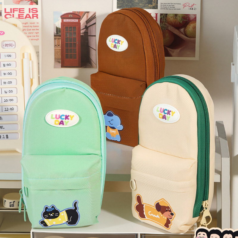 オックスフォードキャンバス縦型鉛筆バッグ耐摩耗性スムーズなジ - Stationery And Office Supply Stores のレビューと価格