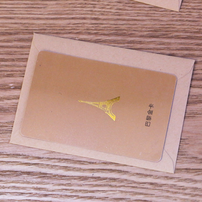 ミニ封筒10*7cm (10ピース/ロット) カラー会員カー - Letter Envelope Kraft のレビューと価格