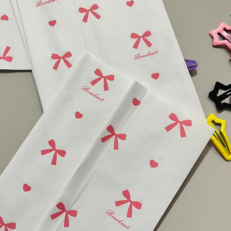 50 個 12 × 17 センチメートルピンクちょう結びハー - Cardstock Paper Pack のレビューと価格