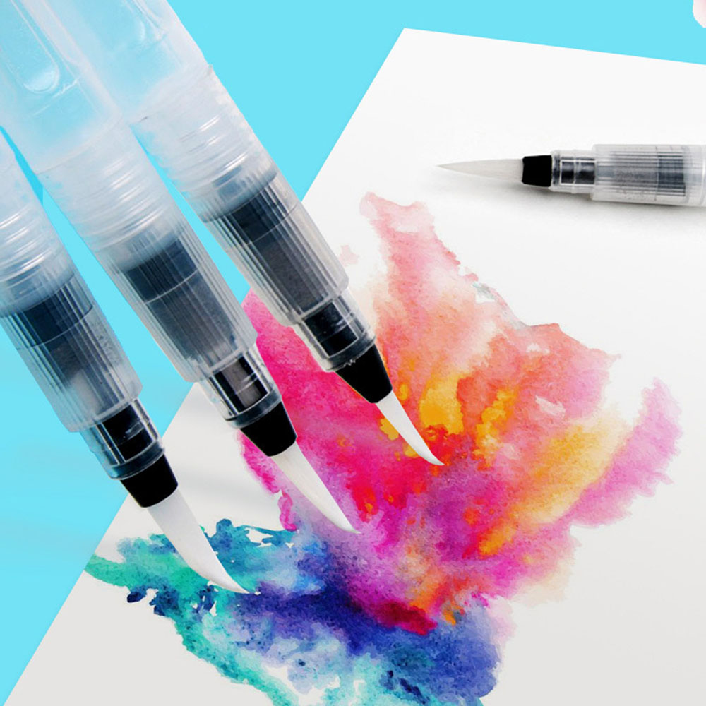 6 ピース/セット詰め替え可能な水ブラシインクペン水彩書道描 - Fountain Pen Ink のレビューと価格