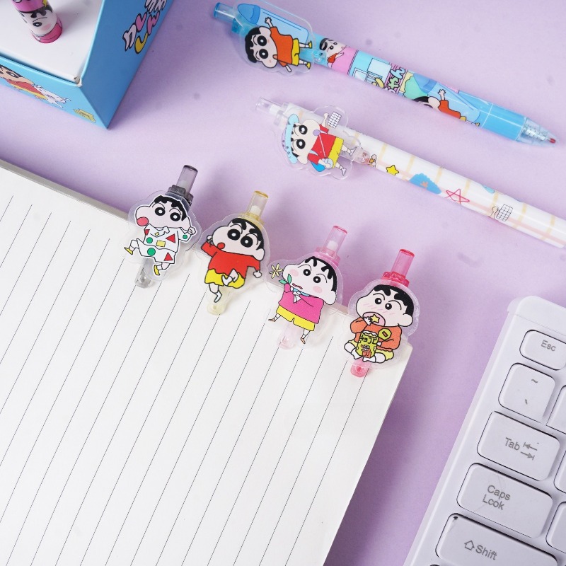 48 ピース/箱クレヨンしんちゃんポイントペン漫画インクゲル - Fountain Pen Ink のレビューと価格