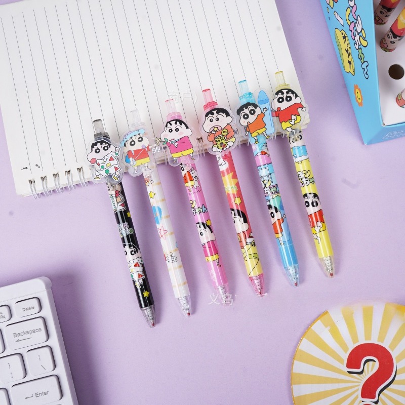 48 ピース/箱クレヨンしんちゃんポイントペン漫画インクゲル - Fountain Pen Ink のレビューと価格