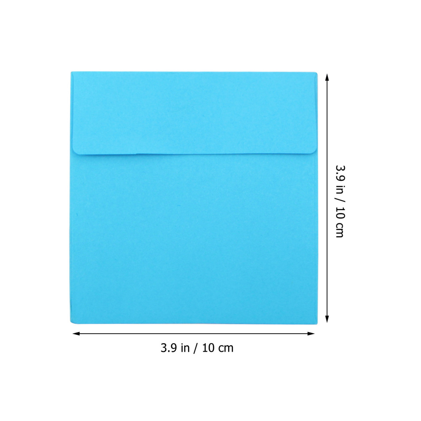 100枚入り 無地クラフト封筒 10x10cm 小さな正方形 - Letter Envelope Kraft のレビューと価格