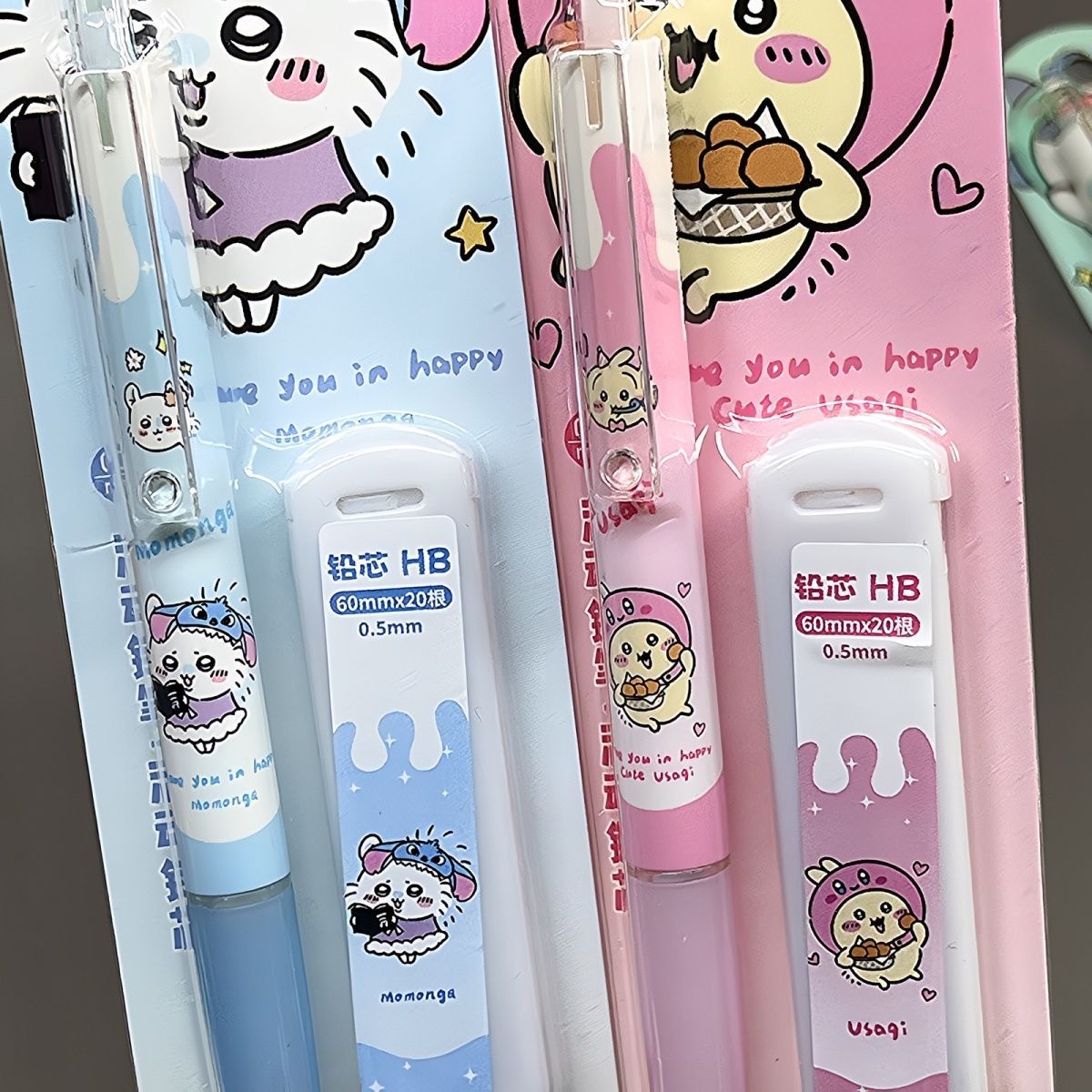 Jiikawa シャープペンシル かわいい漫画鉛筆 学生用  - Mechanical Pencil Lead のレビューと価格