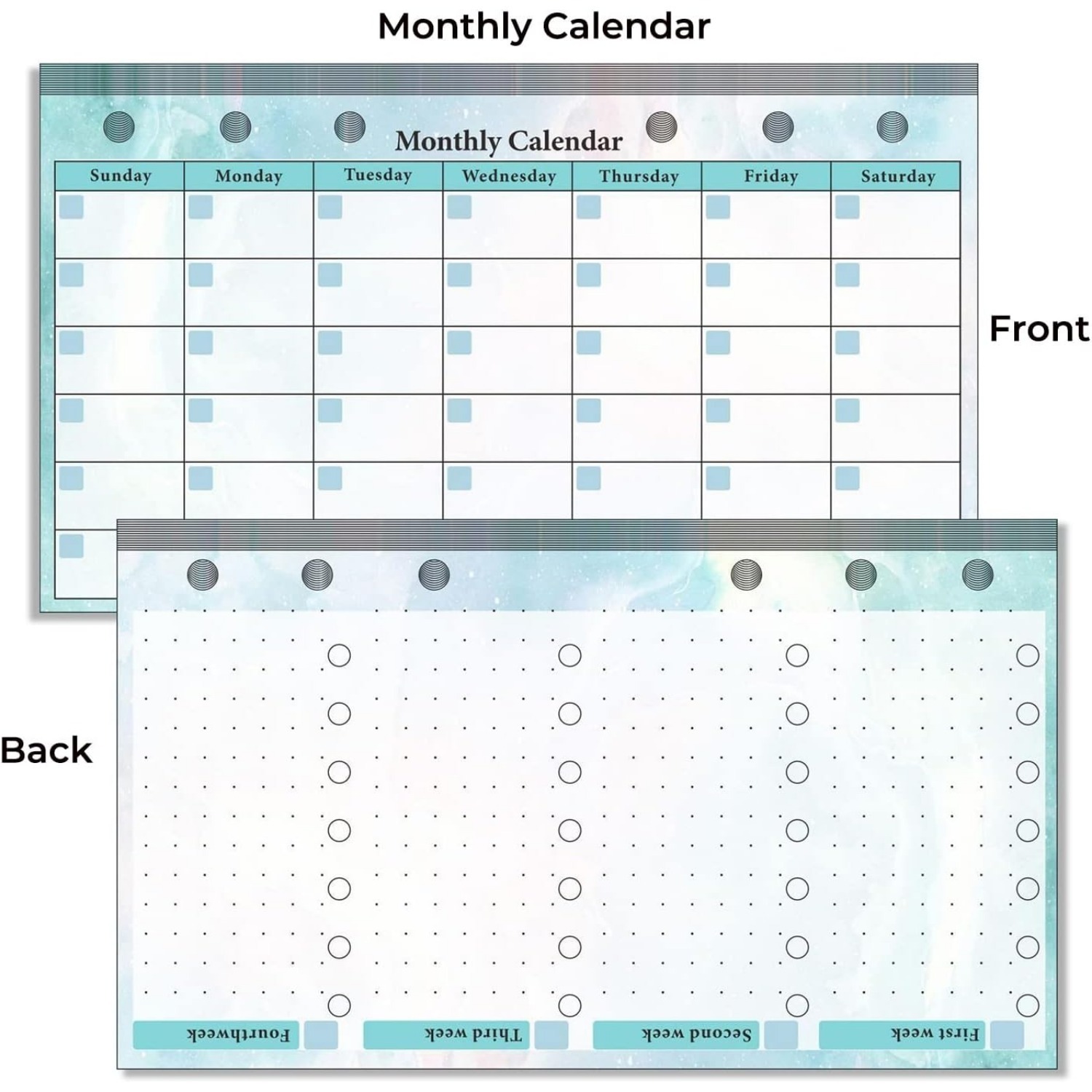 6穴A6バインダー用リフィル、月間プランナー、週間プランナー - Planner Weekly Budget のレビューと価格