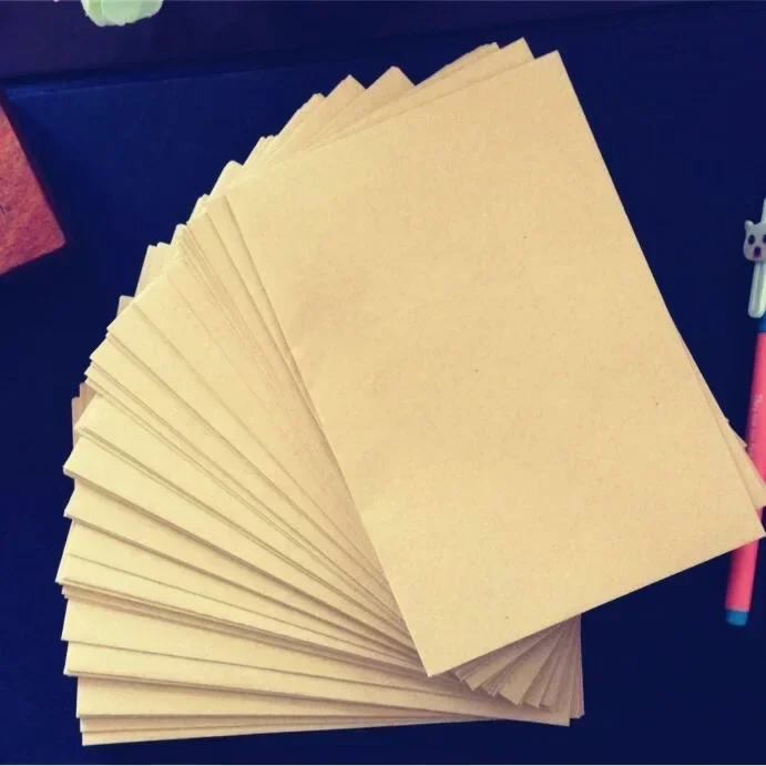 30 個の大きな三角形折りたたみフラップクラフトヴィンテージ - Letter Envelope Kraft のレビューと価格