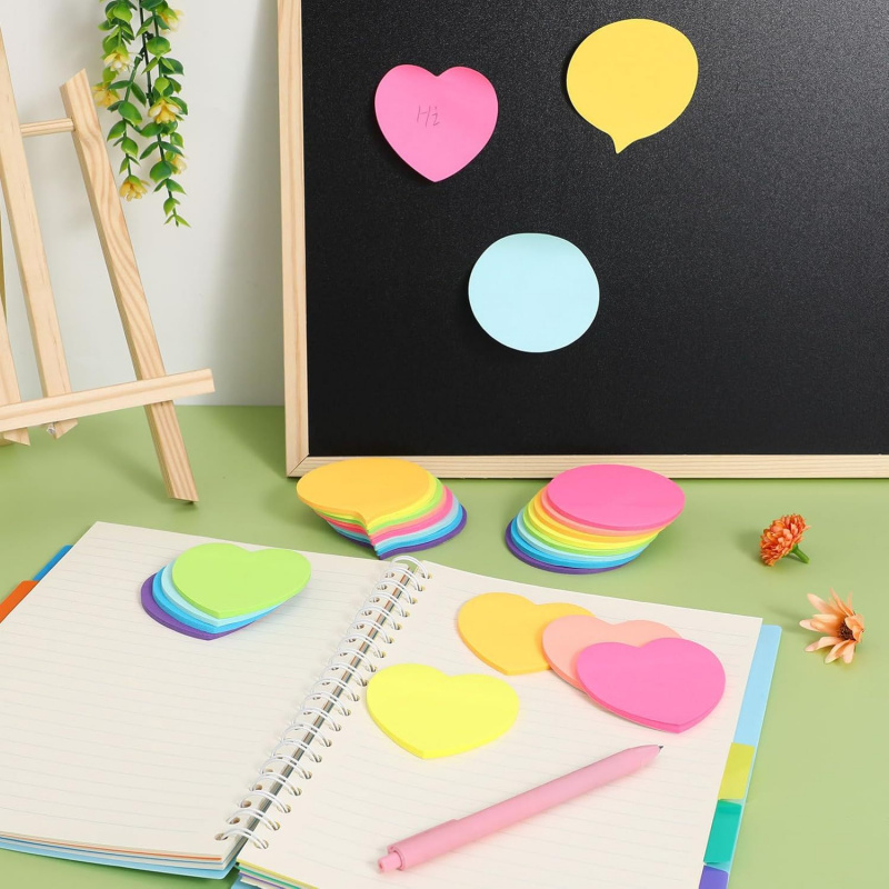 【3種類のハートメモパッド】合計720枚（8パッド/30枚） - Total Stationery & Office Supply のレビューと価格
