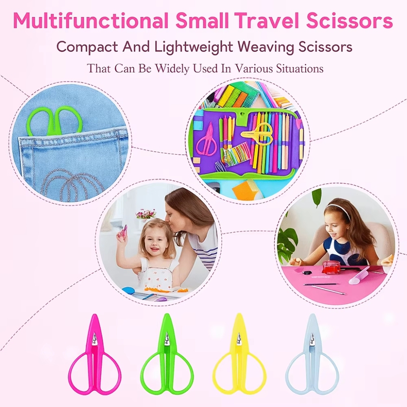 ポータブルミニはさみ カバー付き ステンレス鋼製 小さな鋭利 - Scissors Stainless Craft のレビューと価格