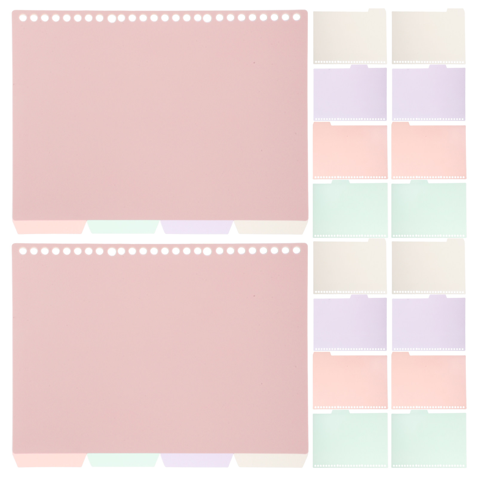 15セット プラスチック製インデックスディバイダー 書き込み - Index Tab Divider のレビューと価格