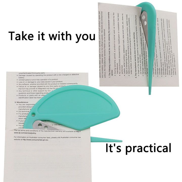 2 個シンプルな形状のカラフルなミニレターオープナーオープナ - Letter Envelope Kraft のレビューと価格