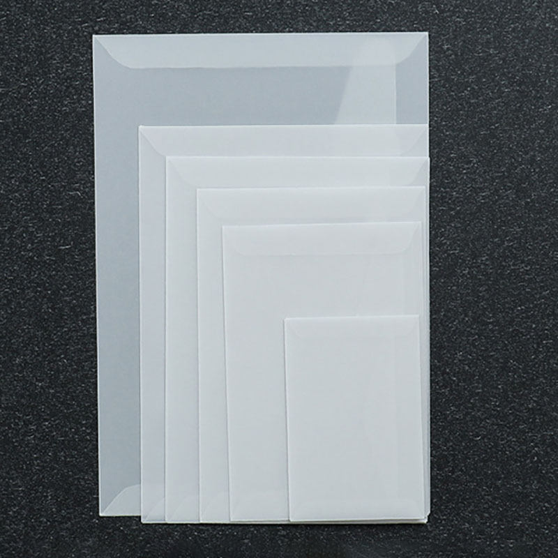 50 個の半透明の空白封筒、ポストカード、メッセージレター、 - Letter Envelope Kraft のレビューと価格