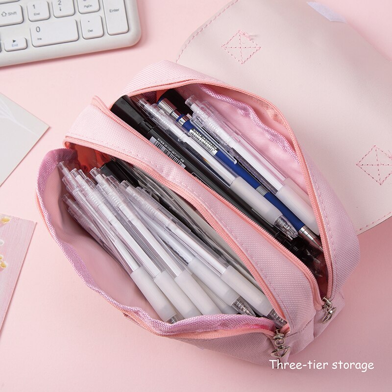 女の子のための韓国の文房具バッグ、学用品、カワイイステーショ - Stationery And Office Supply Stores のレビューと価格