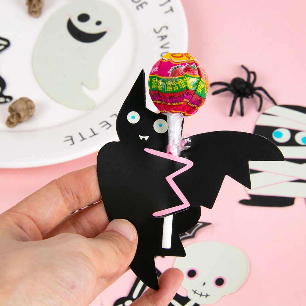 30 個ハロウィンロリポップ紙 DIY カードゴーストスカル - Cardstock Paper Pack のレビューと価格