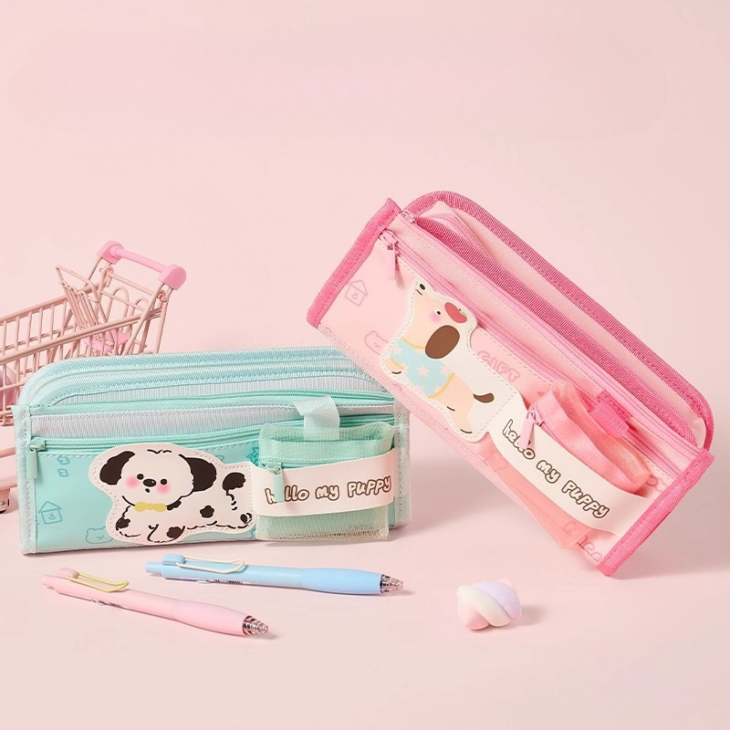 鉛筆バッグ 耐摩耗性 持ち運びが簡単 文房具の保管に オフィ - Stationery And Office Supply Stores のレビューと価格