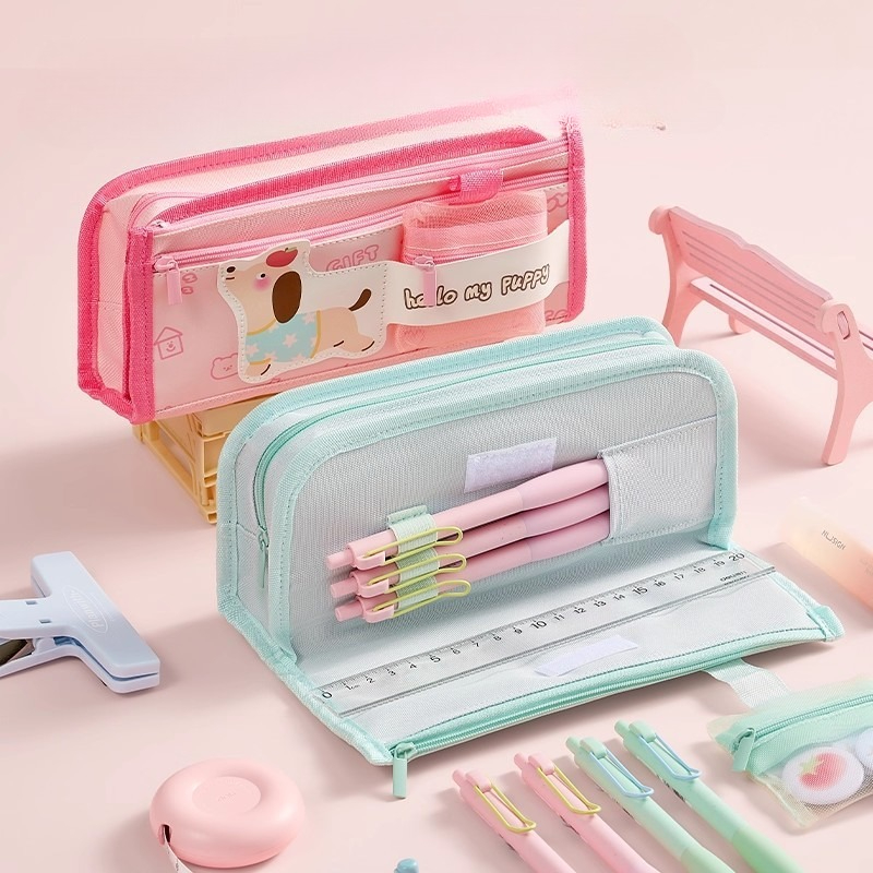 鉛筆バッグ 耐摩耗性 持ち運びが簡単 文房具の保管に オフィ - Stationery And Office Supply Stores のレビューと価格