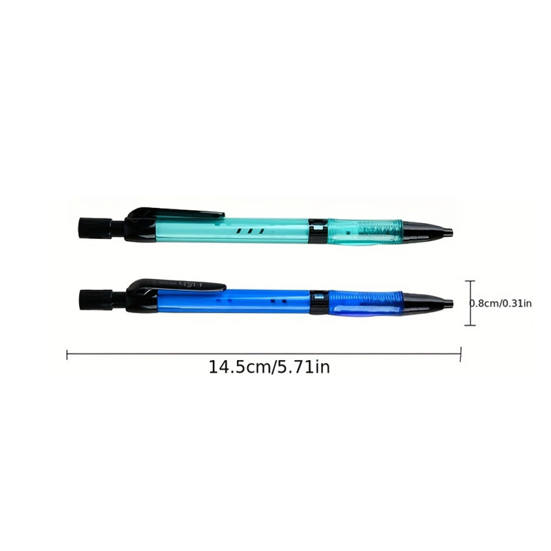 2.0mm シャープペンシルセット 2B 黒/カラー芯リフィ - Mechanical Pencil Lead のレビューと価格