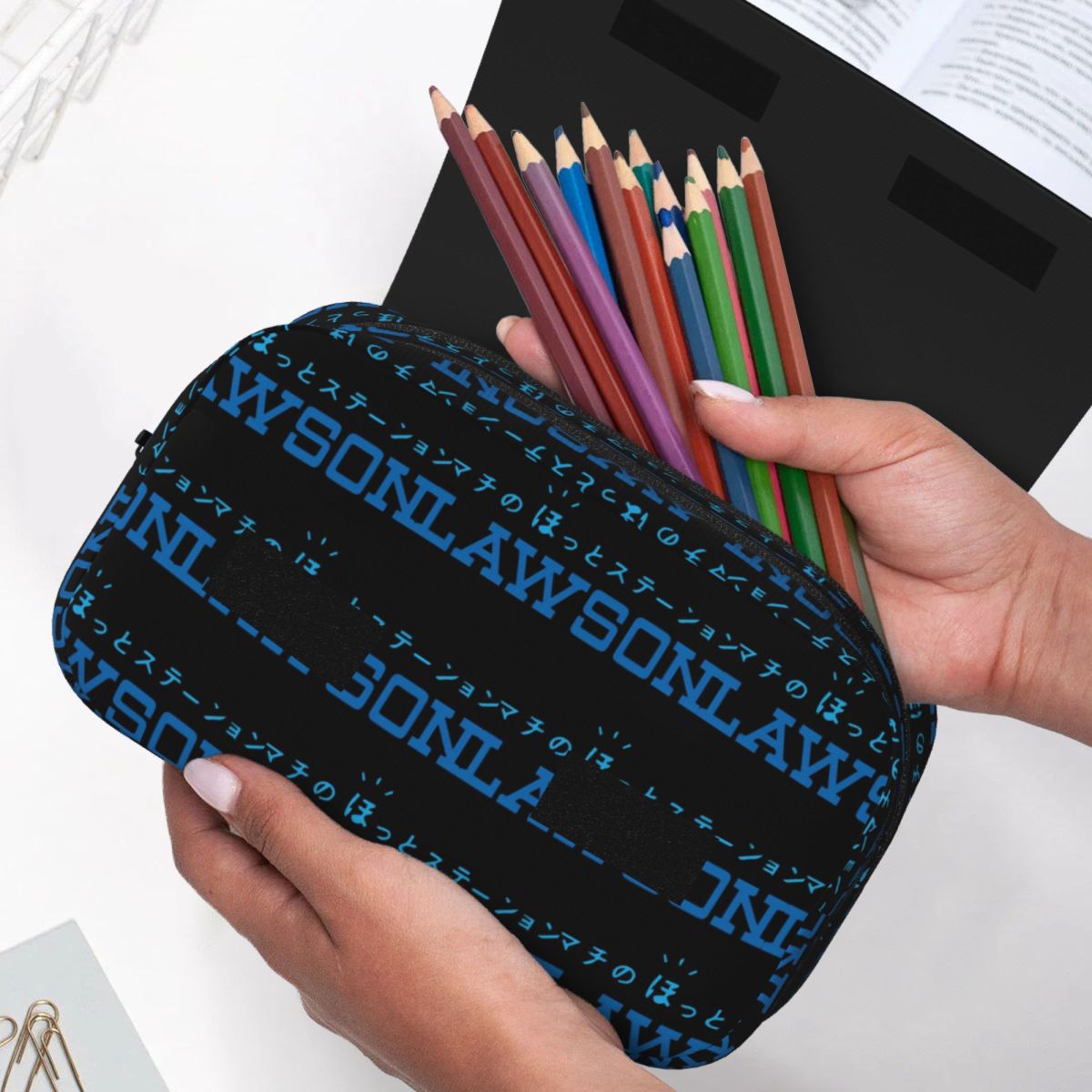 ローソンステーション日本のコンビニエンスストア鉛筆ケース男の - Stationery And Office Supply Stores のレビューと価格