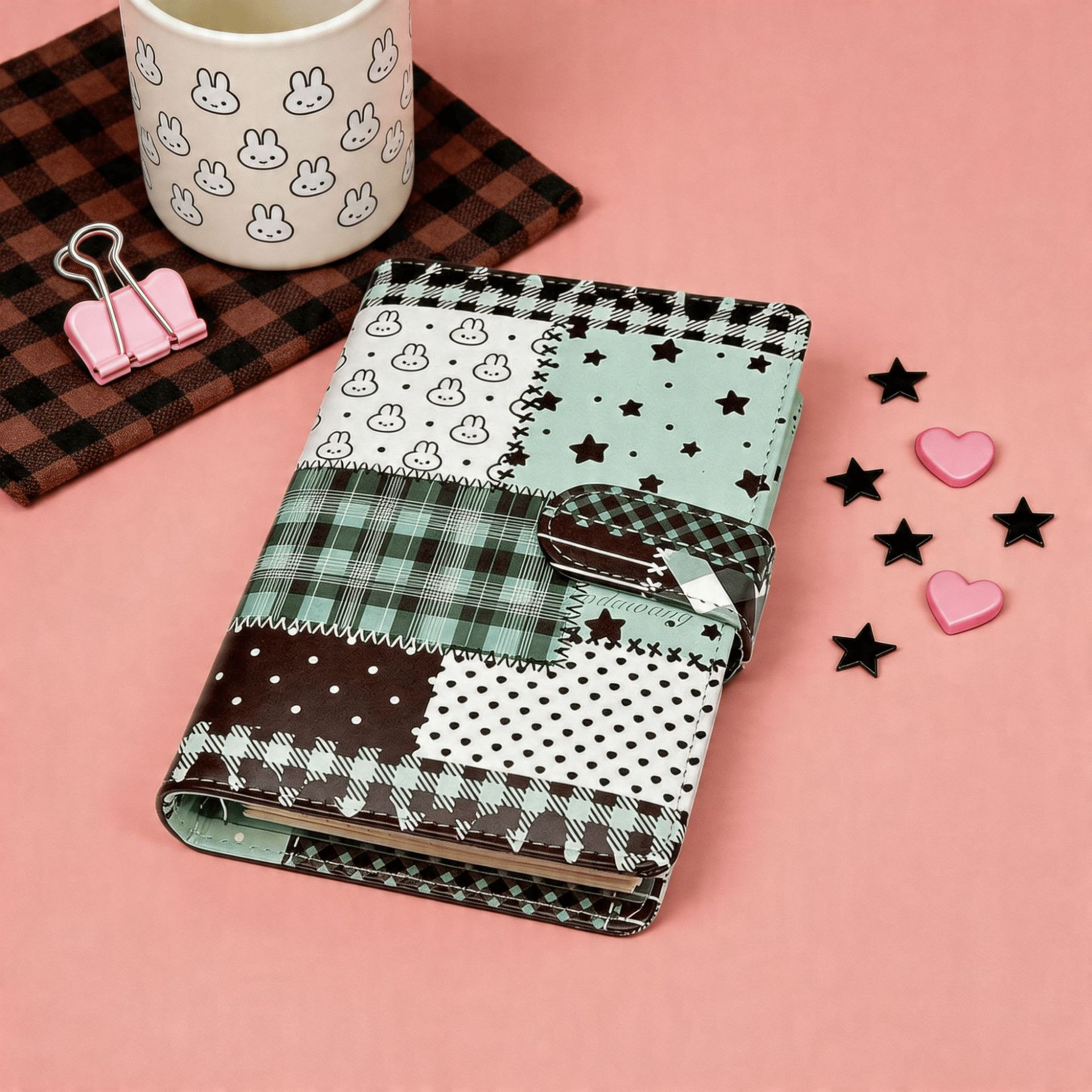 A6 グリーンスプライスグリッドノートブックルーズリーフノー - Graph Paper Pad のレビューと価格