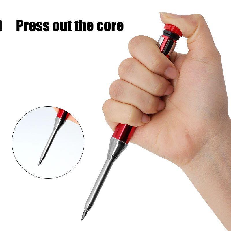 6 色 2.8 ミリメートル金属固体大工シャープナー付きシャ - Mechanical Pencil Lead のレビューと価格