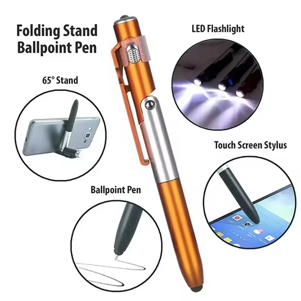 4-in-1 多機能折りたたみ式電話ホルダー ボールペン内蔵 - Stationery Supply のレビューと価格