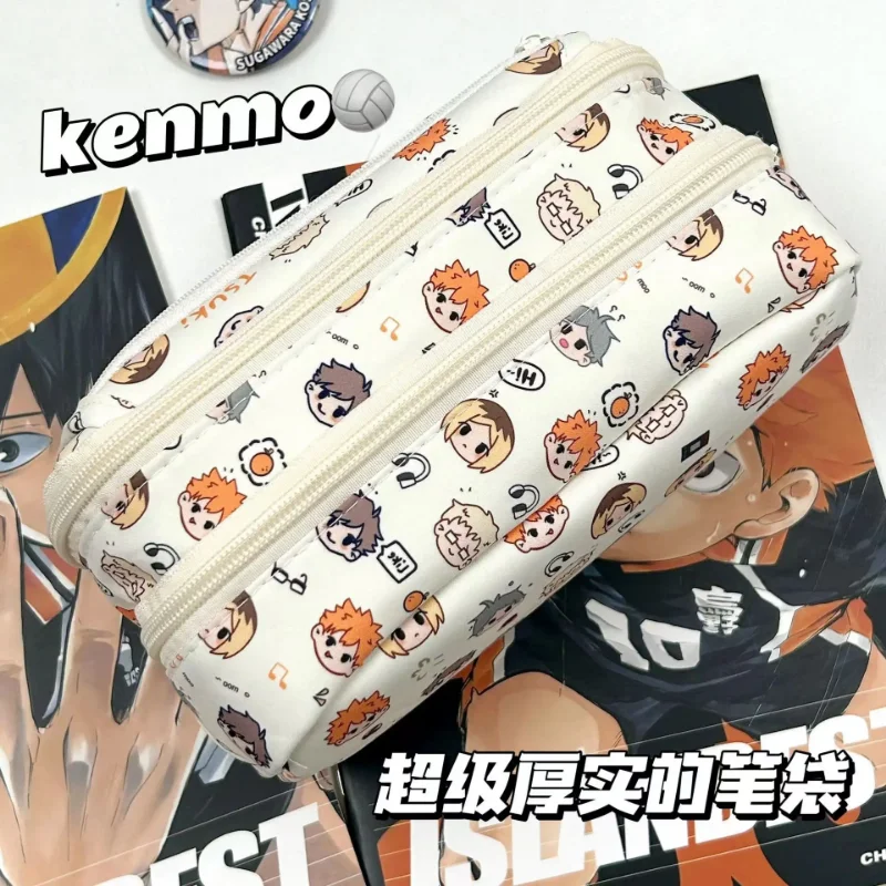 アニメ ハイキュー!! 痛絵柄のかわいいペンケース、漫画風文 - Stationery Supply のレビューと価格
