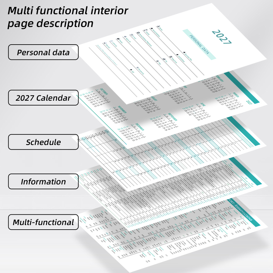 2027 デイリープランナーカレンダーダイアリー、320 ペ - Graph Paper Pad のレビューと価格