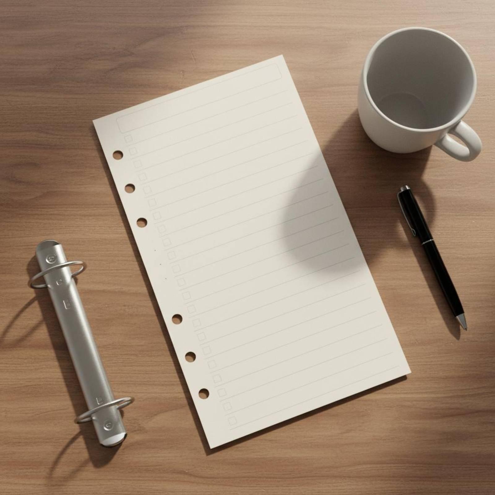 ルーズリーフリフィル標準バインダーインサートプレミアムライテ - Planner Weekly Budget のレビューと価格