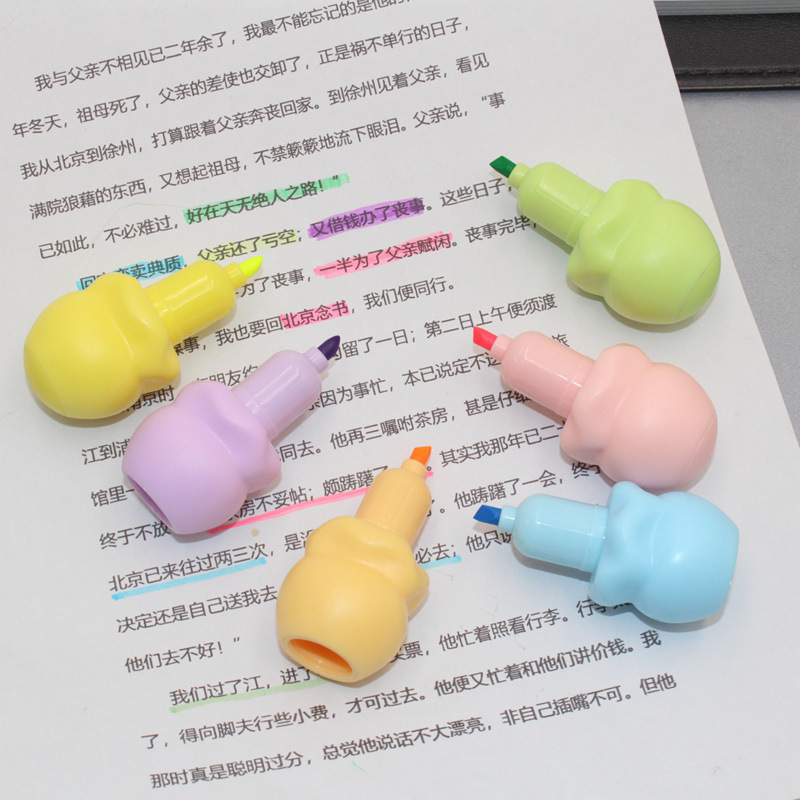 組み立てられたアイスクリームセット,キャンディーカラーの蛍光 - Highlighter Set Pastel のレビューと価格