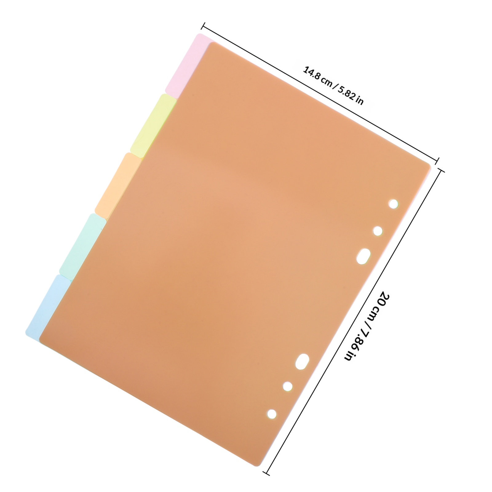 A5インデックスページディバイダー2枚セット、プラスチック製 - Index Tab Divider のレビューと価格