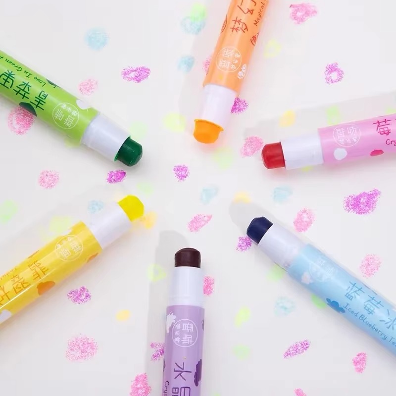 香水付きパステルカラー蛍光ペン,6色,チークなし,芸術的マー - Highlighter Set Pastel のレビューと価格