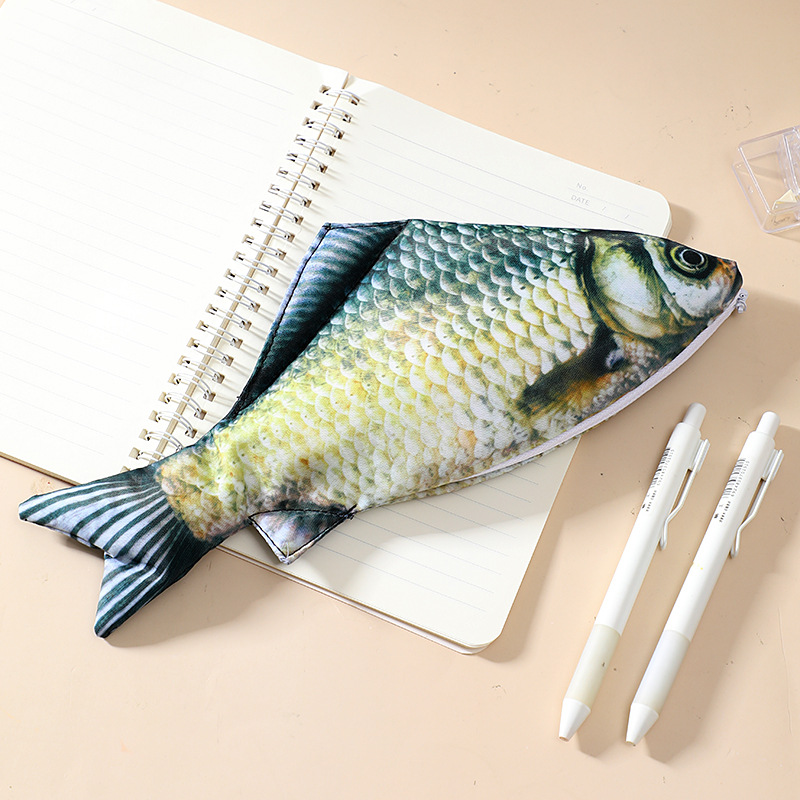 リアルな塩漬け魚鯉のペンケース、キュートでクリエイティブな文 - Ideal Stationery & Office Supply のレビューと価格